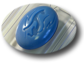 Пластиковая 3D форма для мыла Черная пантера, сторона А