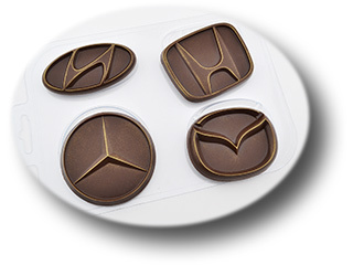 форм для шоколада Авто эмблемы 2