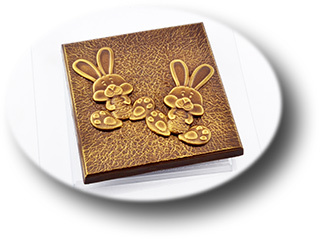 Форма для шоколада Плитка Кролики и Яйца