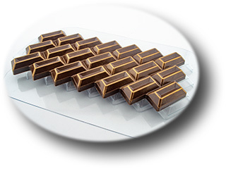 Пластиковая форма для шоколада Плитка Масонри