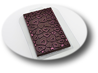 форм для шоколада Плитка В Сердечках