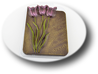 форм для шоколада Плитка Тюльпаны Жене