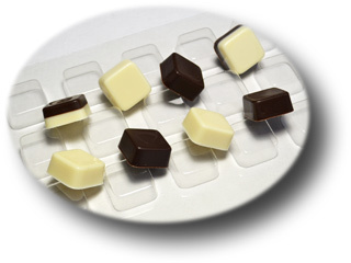 форм для шоколада Конфеты квадратные 25*25*12