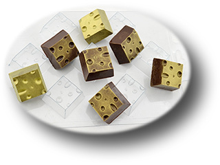 форм для шоколада Сырные кубики