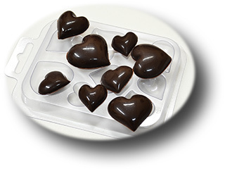 форм для шоколада Шоко-сердечки