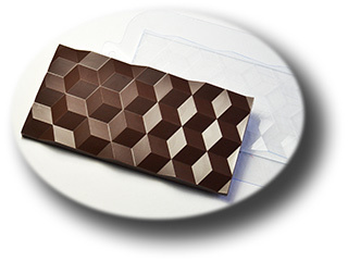 Форма для шоколада Плитка Кубики