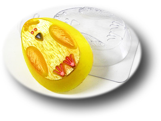 Пластиковая формочка для мыла Яйцо-цыпленок