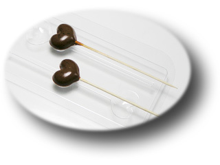 форм для шоколада Сердца на палочке