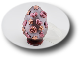 Пластиковая форма для шоколада Яйцо №2 155x110x55