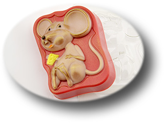 форм для мыла Мышка с сыром